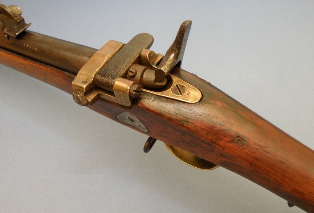 Detail závěru pušky Krnka 1869