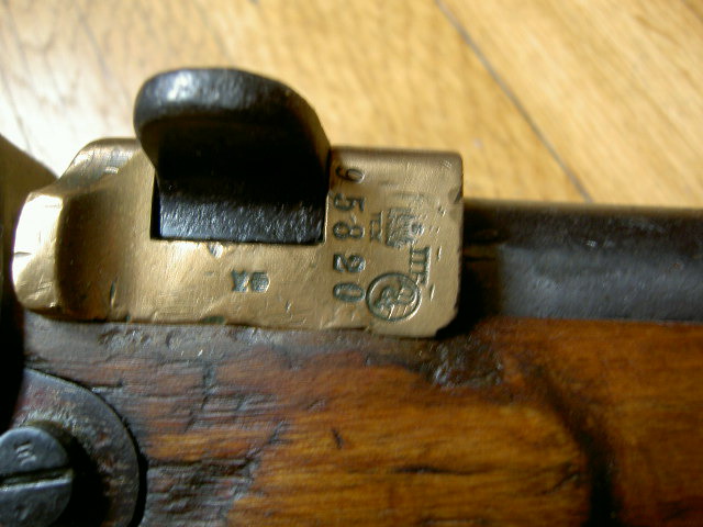 Detail závěru pušky Krnka 1869, jiné provedení